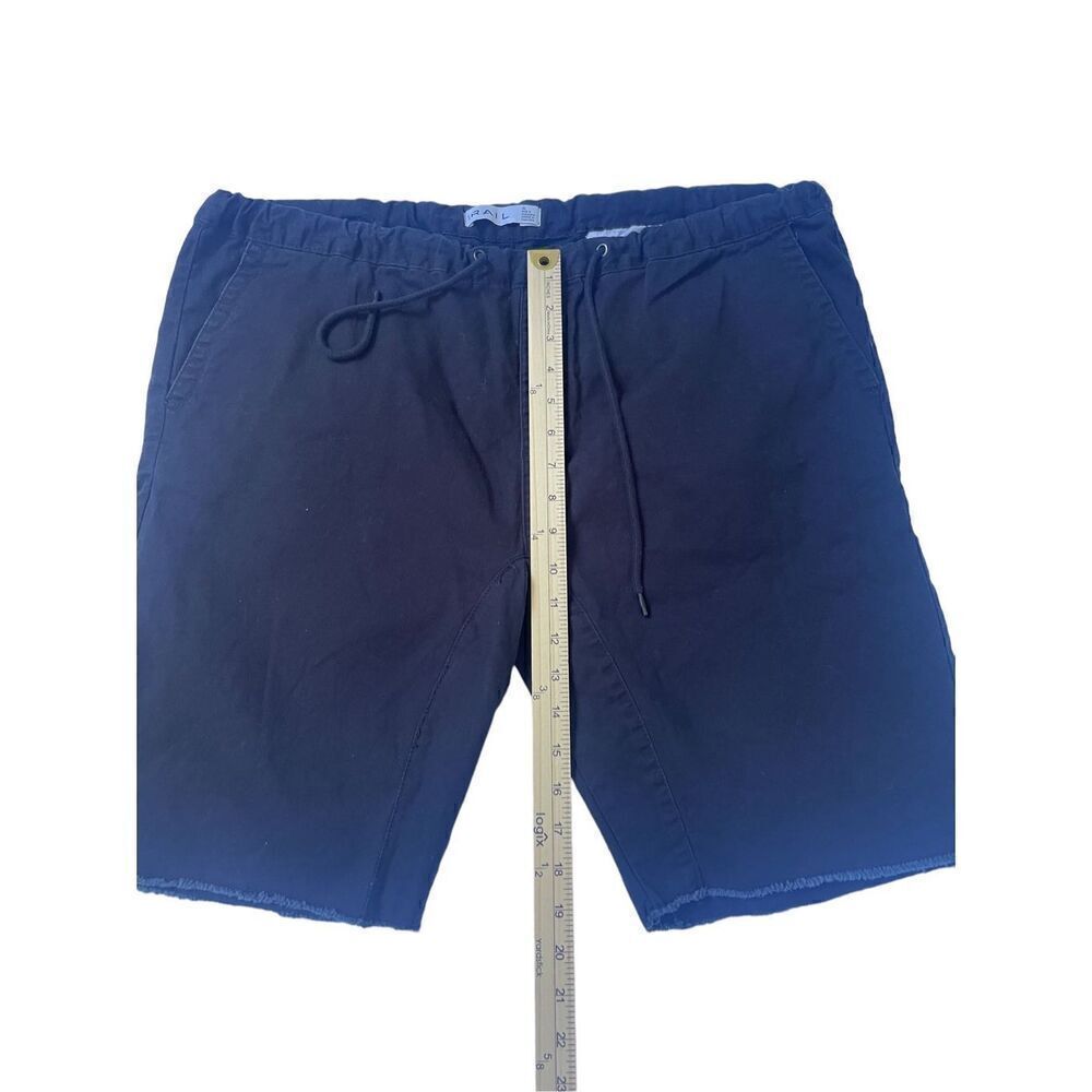 The Rail Drawstring Waist Pull On Shorts Black Si… - image 2